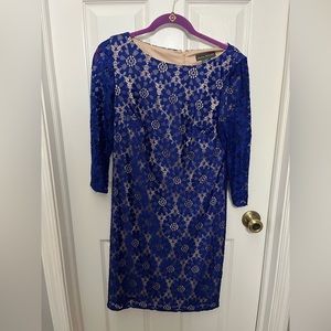 Jessica Howard - Blue Lace Dress, Size 6